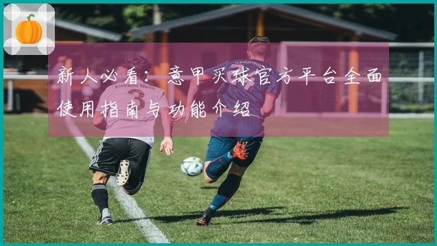 新人必看：意甲买球官方平台全面使用指南与功能介绍
